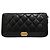 Portafoglio lungo con zip Chanel Boy Nero