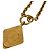 Chanel Coco Mark Halskette mit Diamantmotiv Golden - Ansicht 3