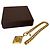 Chanel Coco Mark Halskette mit Diamantmotiv Golden - Ansicht 6