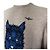 Autre Marque Aeronautica Militare Herren Wollpullover Beige Wolf-Print Blau - Ansicht 3