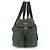 Prada Tessuto Nylon Triangle Logo Backpack Green Khaki