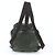 Prada Tessuto Nylon Triangle Logo Backpack Green Khaki - view 3