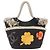 Timeless Borsa Tote Chanel in rete e corda con Camelia Multicolore Blu navy