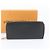 Zippy Louis Vuitton Taurillon Leather Long Wallet Black