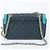 Chanel Matelassé Leder 2-Way Schultertasche Dunkelgrün - Ansicht 2