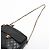 Chanel Matelassé Lammleder Schultertasche mit Fransen und Kette Schwarz - Ansicht 5