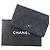 Tarjetero Chanel de piel negra Negro - vista 10
