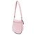 Borsa a spalla con patta Cleo in pelle Spazzolato rosa Prada - vista 2