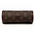 Louis Vuitton Brown Monogram Papillon Pochette Marrone - vista 3