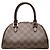 Louis Vuitton Brown Damier Ebene Mini Ribera Marrone