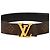 Cintura reversibile Louis Vuitton Brown Monogram Initiales Marrone - vista 4