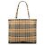 Borsa Tote Burberry Beige House Check Canvas