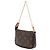 Louis Vuitton Brown Monogram Mini Pochette Accessoires Marrone - vista 2