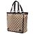 Gucci Abbey D Ring Tote aus beigem GG Canvas - Ansicht 2