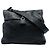 Borsa a tracolla Burberry in pelle nera borchiata con lucchetto Nero
