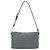 Prada Gray Saffiano Lux Pochette Marrone