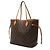 Louis Vuitton Brown Monogram Neverfull MM Braun - Ansicht 2