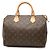 Louis Vuitton Brown Monogram Speedy 30 Marrone