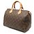 Louis Vuitton Brown Monogram Speedy 30 Marrone - vista 2