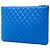 Clutch Chanel Blue Large Quilted Lambskin O Case - vista 2