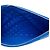 Clutch Chanel Blue Large Quilted Lambskin O Case - vista 4