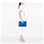 Clutch Chanel Blue Large Quilted Lambskin O Case - vista 5