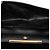 Cartera Continental Gucci Black Guccissima Negro - vista 5