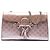 Bolso de hombro Gucci Emily Medium Guccissima de charol rosa Dorado