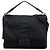 Borsa Messenger Baguette Fendi in nylon nero