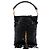 Saint Laurent Borsa Bucket Piccola in Pelle con Frange Nera Nero