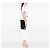 Saint Laurent Borsa Bucket Piccola in Pelle con Frange Nera Nero - vista 6