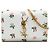 Bolsa Tiracolo Kate Saint Laurent em couro de bezerro liso branco com monograma estampado Prairie Flower Mini