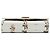 Bolsa Tiracolo Kate Saint Laurent em couro de bezerro liso branco com monograma estampado Prairie Flower Mini - vista 3