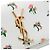 Bolsa Tiracolo Kate Saint Laurent em couro de bezerro liso branco com monograma estampado Prairie Flower Mini - vista 5