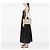 Bamboo Bolsa Gucci Shopper em couro de bezerro branco tamanho Medium com alça de bambu Cru - vista 6