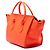 Céline Celine Mini Tie Knot Tote aus glattem Kalbsleder Orange - Ansicht 2