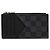 Louis Vuitton Tarjetero con monedero Damier Graphite Negro