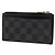 Louis Vuitton Tarjetero con monedero Damier Graphite Negro - vista 2