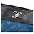 Chanel Blue Medium Bicolor Quilted Sheepskin Mademoiselle O Case Clutch - vista 5