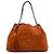 Gucci Soho Shopper aus Nubukleder in Orange, Medium