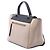 Céline Bolsa Satchel Mini Celine em feltro e couro de bezerro Beige com cinto Bege - vista 2