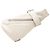 Borsa Sling Prada in pelle Vitello Daino bianca con logo impresso Bianco