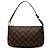 Louis Vuitton Brown Damier Ebene Pochette Accessoires Marrone