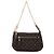 Louis Vuitton Brown Monogram Mini Lin Mini Pochette Accessoires Marrone Marrone scuro