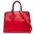 Louis Vuitton City Steamer MM in pelle rossa Rosso