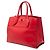Louis Vuitton City Steamer MM in pelle rossa Rosso - vista 2