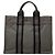 Hermès Gray Canvas Fourre Tout PM Castaño Gris antracita
