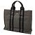 Hermès Gray Canvas Fourre Tout PM Castaño Gris antracita - vista 2