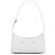 Céline Borsa a tracolla Celine Cuir Triomphe in pelle di vitello liscia bianca Bianco