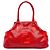 Borsa Fendi Etniko Du Jour in vernice traforata rossa Rosso